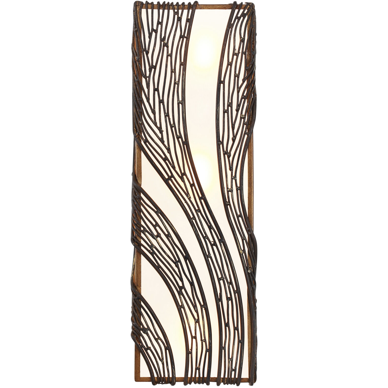 Flow 3 Light 6.5 inch Hammered Ore Wall Sconce Wall Light