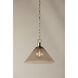 Anniebee 1 Light 15.5 inch Aged Brass Pendant Ceiling Light