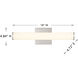 Colt LED 18 inch Satin Nickel Vanity Light Wall Light
