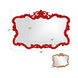 Talida 38 X 27 inch Glossy Red Wall Mirror