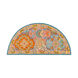 Caesar 117 X 117 inch Burnt Orange/Bright Yellow/Grass Green/Aqua/Rose Rugs, Square