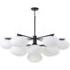 Soren 13 Light 45.5 inch Matte Black Chandelier Ceiling Light