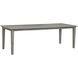 Forsyth 92 X 30.4 inch Weathered Dark Grey Wash Outdoor Dining Table
