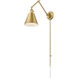 Gayson 1 Light 7.5 inch Rubbed Brass Wall Sconce Wall Light