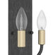 Merlin 2 Light 5 inch Rustic Iron Wall Sconce Wall Light