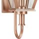 Bradshaw 1 Light 18.12 inch Antique Copper Outdoor Wall Lantern, Design Series