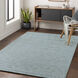 Gaia 132 X 96 inch Deep Teal Rug in 8 x 11, Rectangle