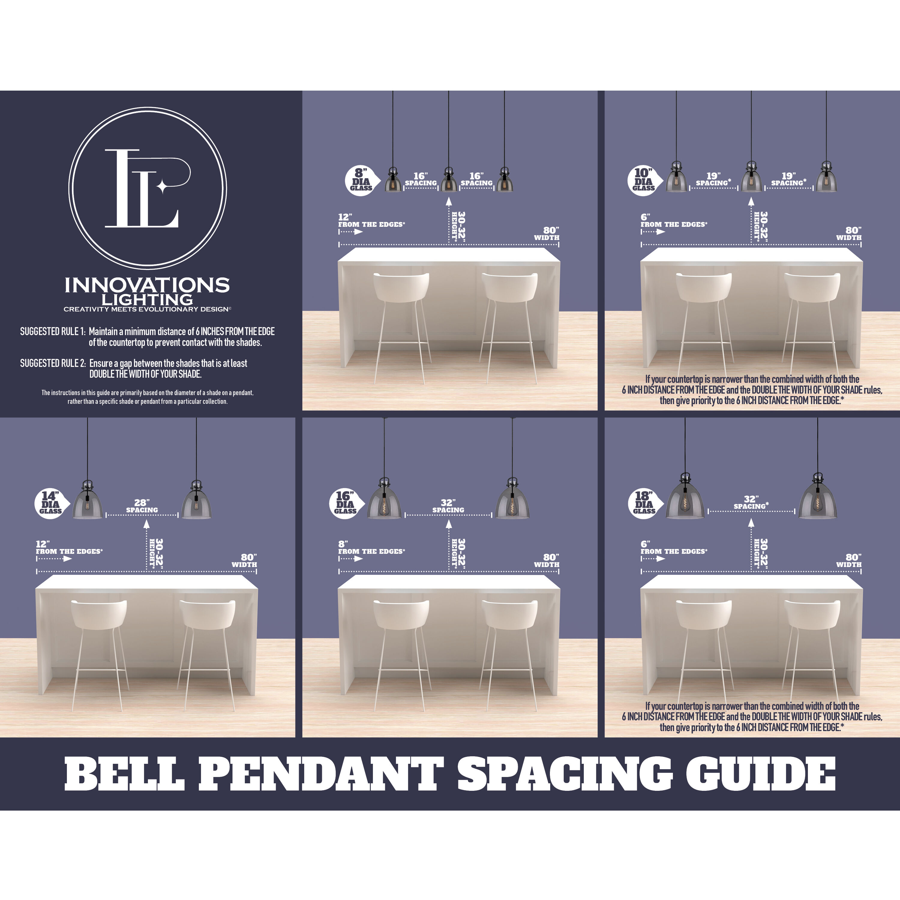 Franklin Restoration Large Bell LED 8 inch Brushed Satin Nickel Mini Pendant Ceiling Light in Silver Plated Mercury Glass