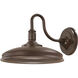Harbison LED 10 inch Bronze/Copper Flecks Outdoor Wall Lantern, Great Outdoors