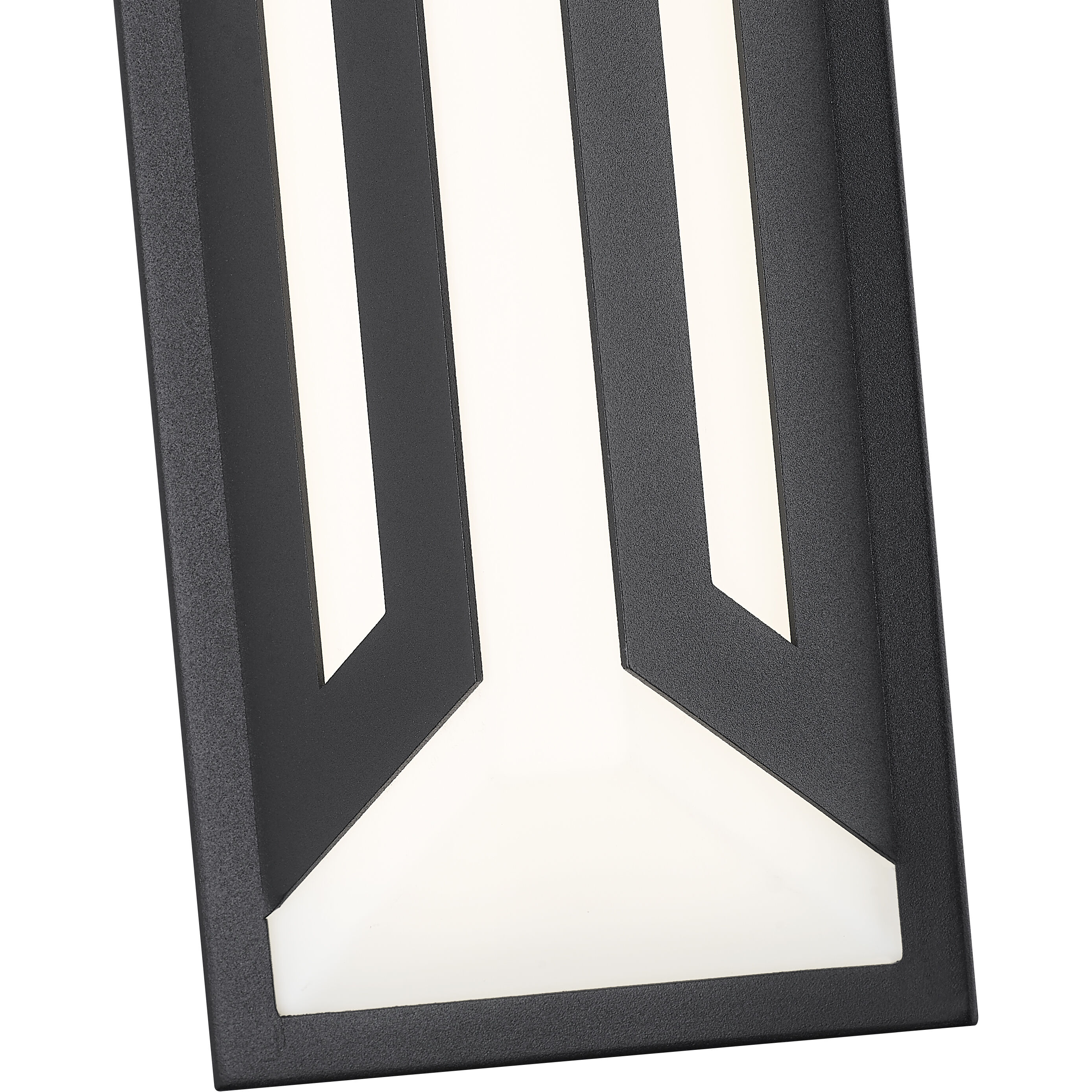 Banff LED 12 inch Sand Black Outdoor Wall Light in Soft Sand Black