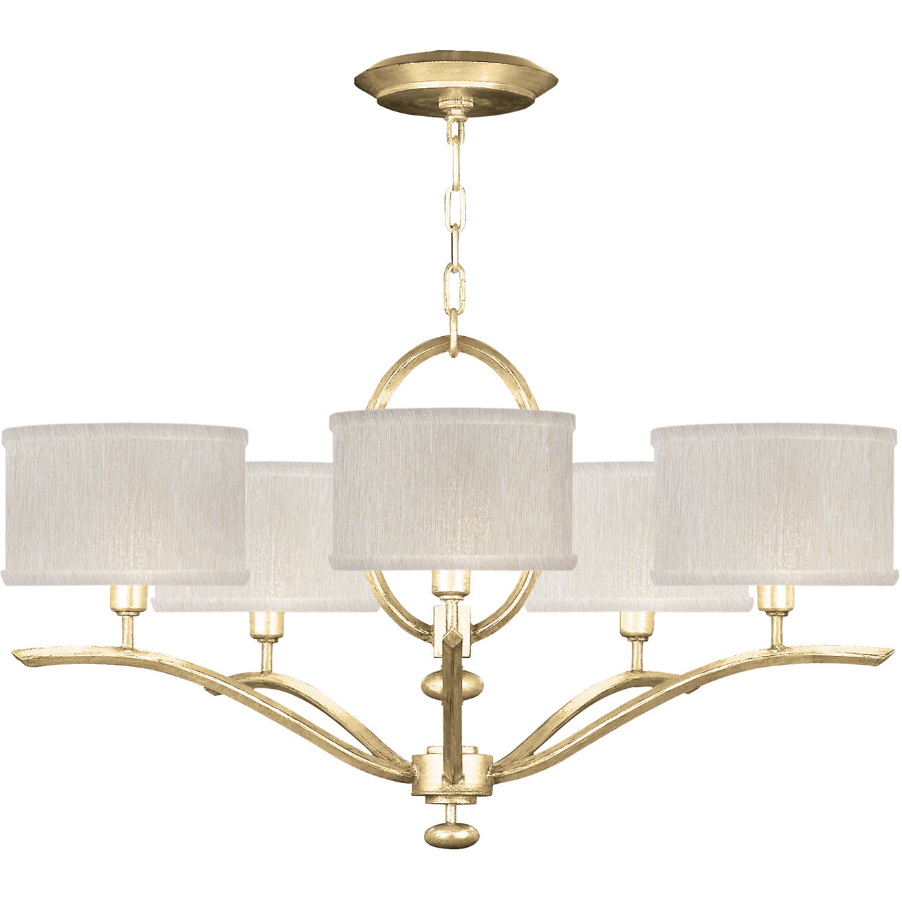 Allegretto 5 Light 29 inch Gold Chandelier Ceiling Light