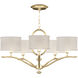 Allegretto 5 Light 29 inch Gold Chandelier Ceiling Light