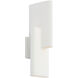 Kelly Wearstler Lotura LED 6 inch Museum White Intersecting Sconce Wall Light