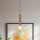 Alora Mood Arden LED 2.38 inch Brushed Gold Pendant Ceiling Light