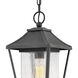 Palmer 1 Light 8 inch Museum Black Outdoor Hanging Lantern