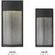 Shelter LED 18 inch Black Outdoor Wall Mount Lantern, Large