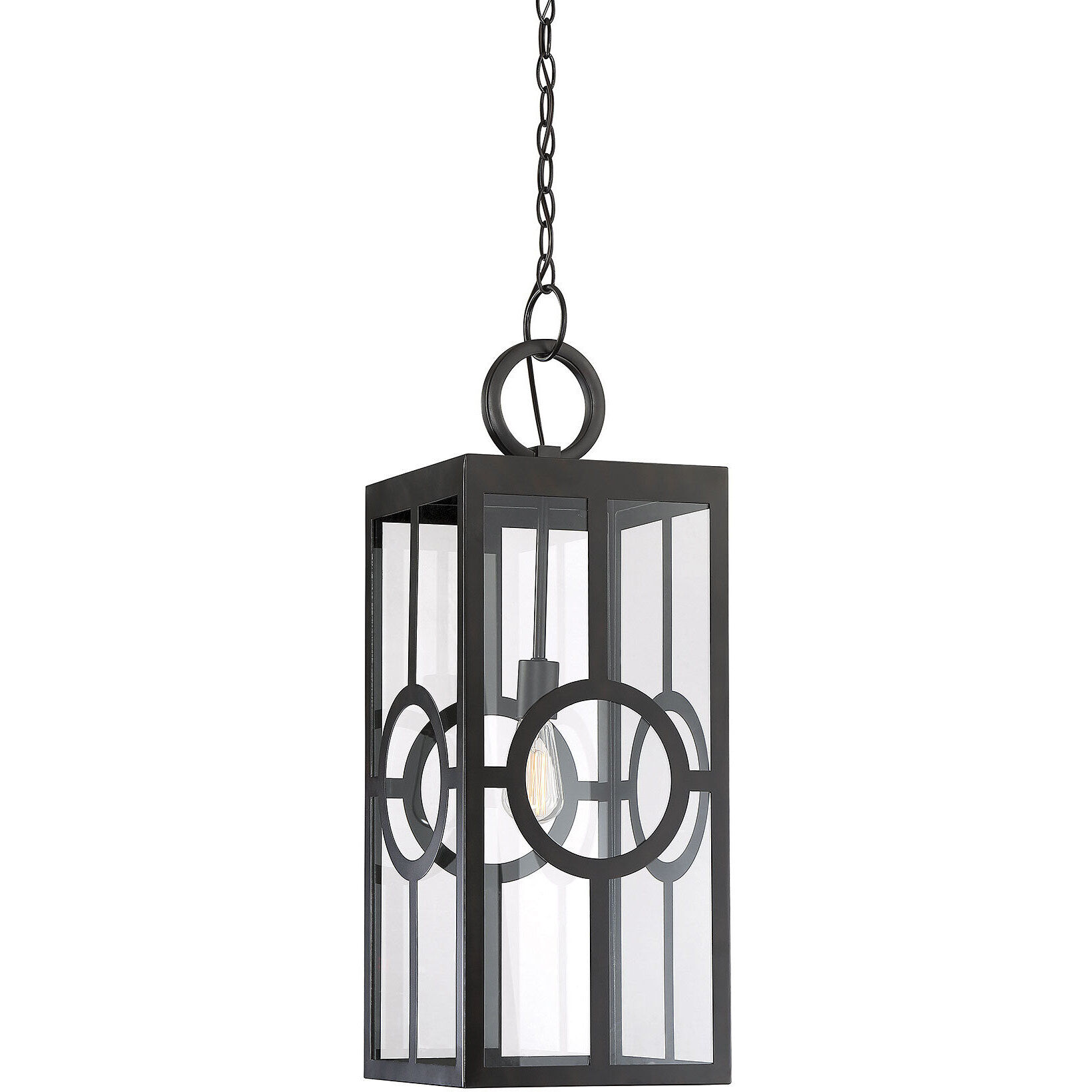 Lauren 1 Light 10.5 inch English Bronze Outdoor Hanging Lantern