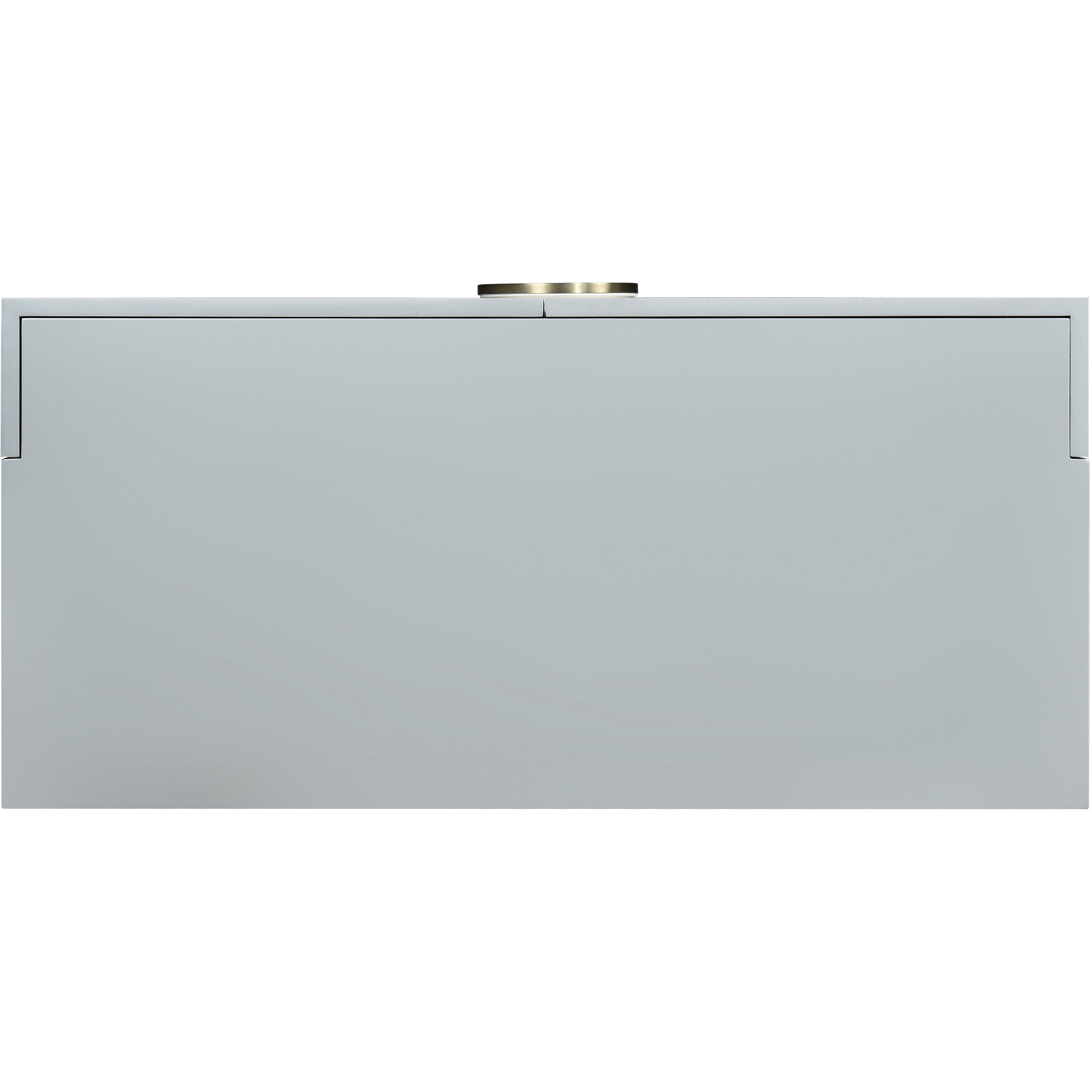 Gabe Light Blue with Brass Bar Cabinet