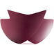 Ambiance 1 Light 11.25 inch Cerise ADA Wall Sconce Wall Light in Incandescent, Cerise&aacute;