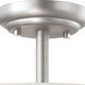 Tia 2 Light 11.75 inch Matte Nickel Semi Flush Mount Ceiling Light