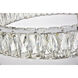 Monroe LED 23.6 inch Chrome Chandelier Ceiling Light
