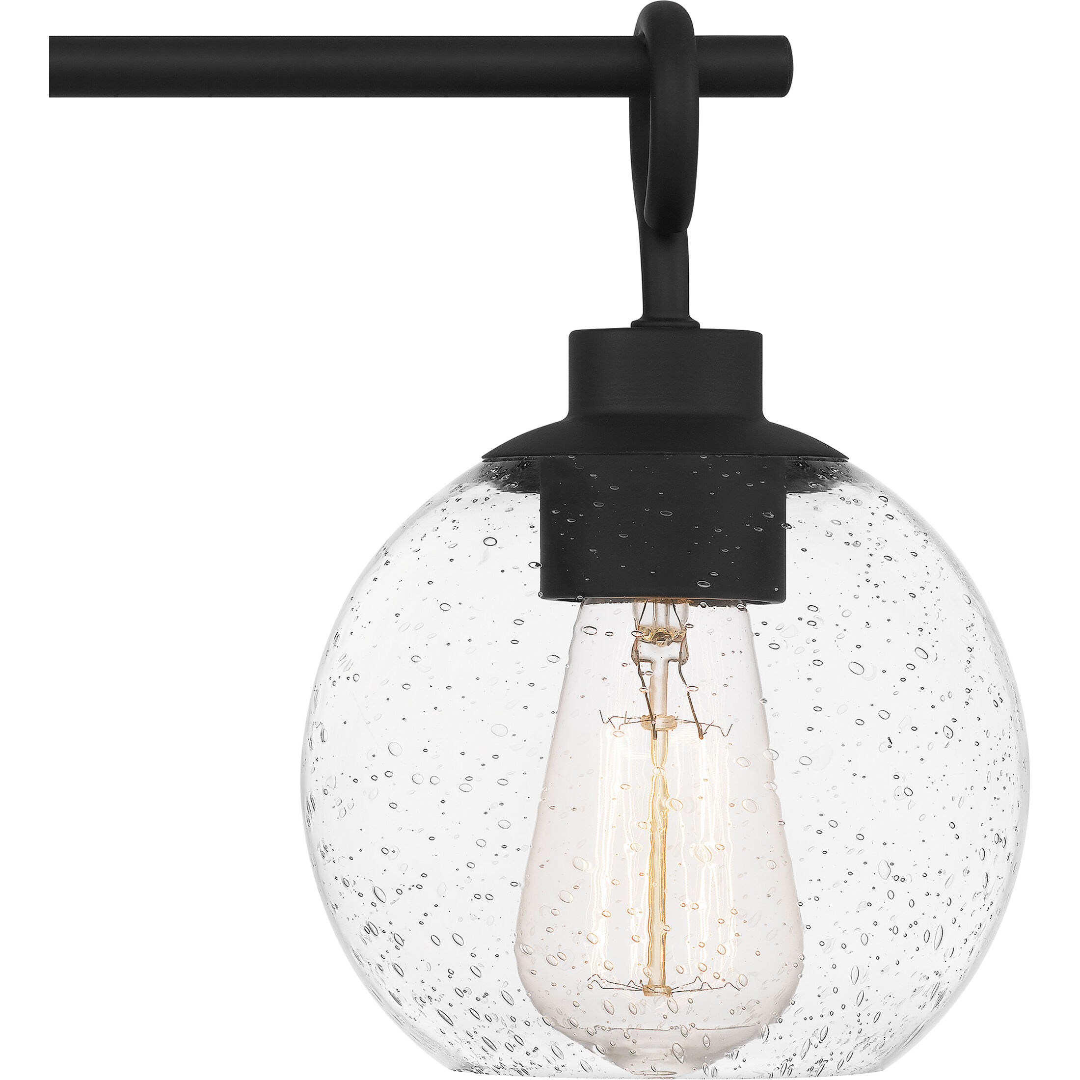 Winston 4 Light 32 inch Matte Black Bath Light Wall Light, Extra Large