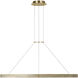 Sean Lavin Ashok LED 48.7 inch Hand Rubbed Antique Brass Chandelier Ceiling Light