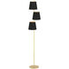 Almeida 2 65.75 inch 40.00 watt Brushed Brass Floor Lamp Portable Light
