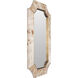 Farra 44 X 26 inch Poplar Burl with Weathered Brass Wall Mirror