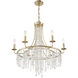 Gabrielle 6 Light 28 inch Antique Gold Chandelier Ceiling Light