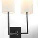 Merrick 2 Light 13 inch Matte Black Wall Sconce Wall Light 