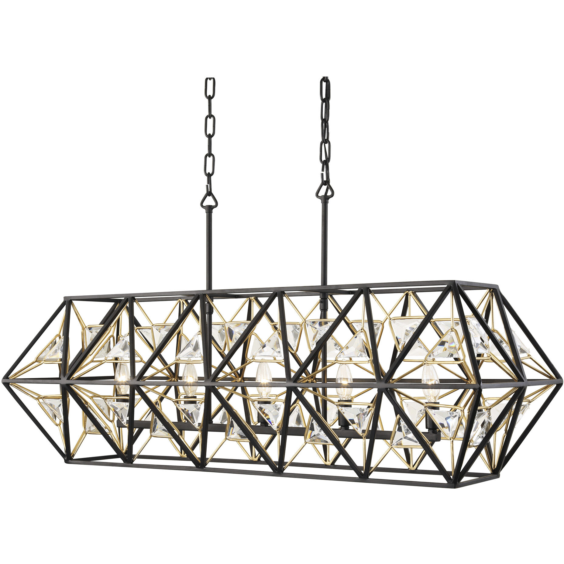 Marcia Linear Pendant Ceiling Light in 5