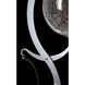 Pression 24.5 inch 4.3 watt Sterling Table Lamp Portable Light in Leather Black, Crackle