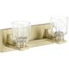 Dryden 2 Light 15 inch Champagne Gold Vanity Light Wall Light