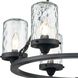 Torch 6 Light 26 inch Charcoal Black Outdoor Pendant