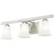 Ridgedale 3 Light 25 inch Brushed Nickel Bath Vanity Wall Light