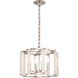 Carson 4 Light 16 inch Polished Nickel Chandelier Ceiling Light