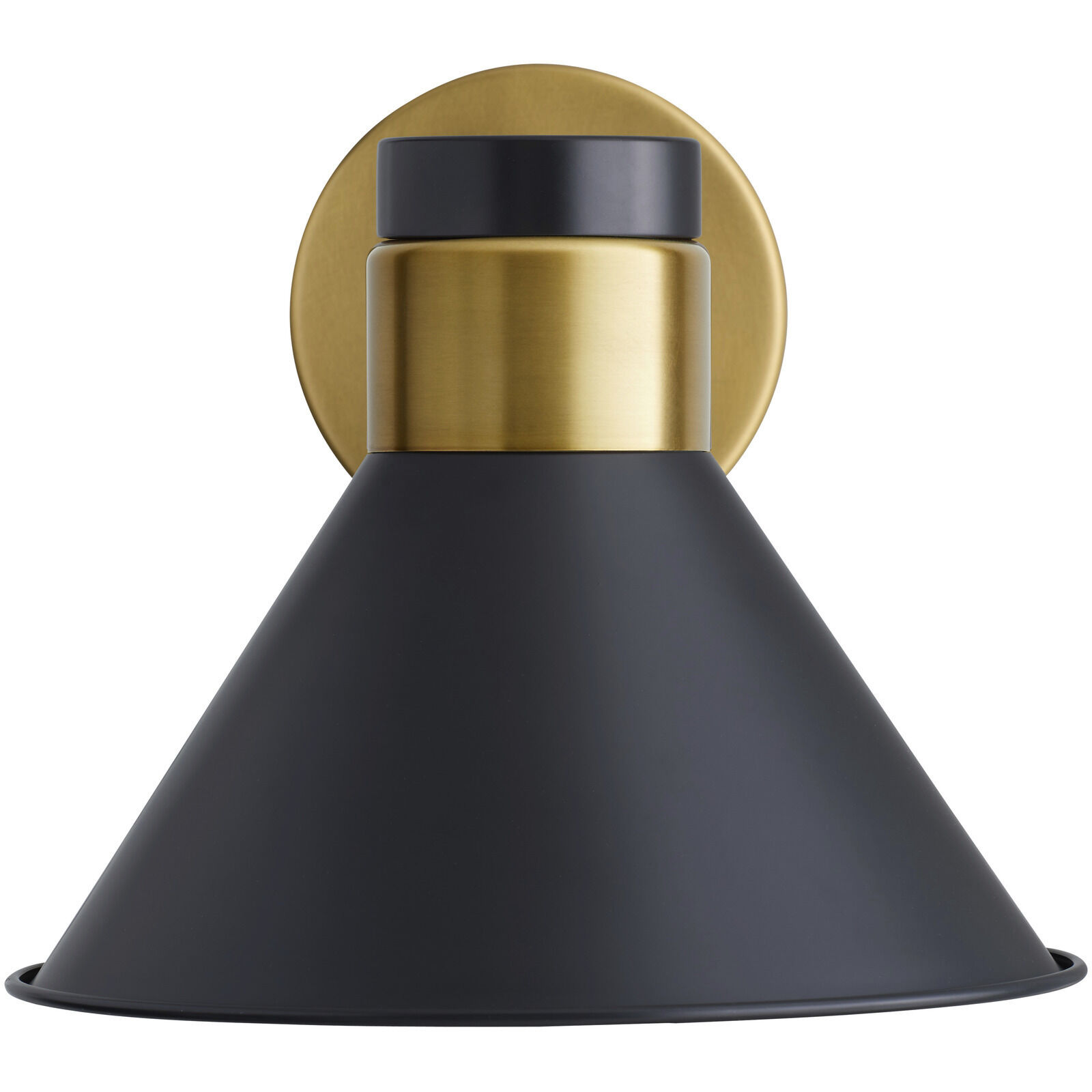 Lane 1 Light Bronze and Antique Brass Sconce Wall Light