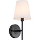Cason 1 Light 6 inch Black Wall sconce Wall Light