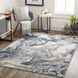 Allegro 84 X 63 inch Light Grey Rug, Rectangle