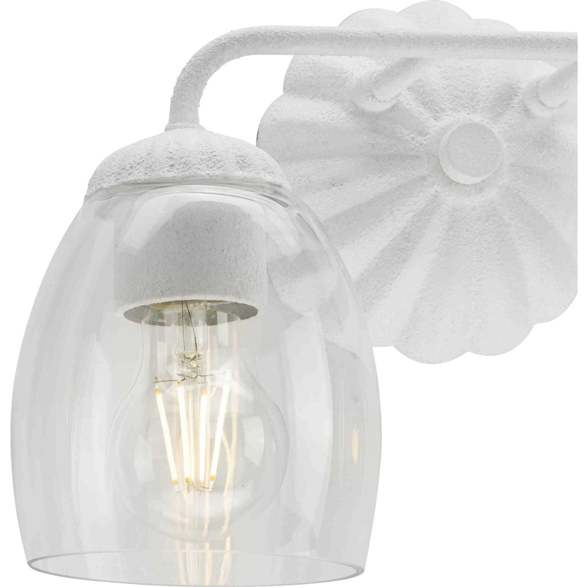 Quillan 2 Light 14.5 inch White Plaster Bathroom Vanity Light Wall Light