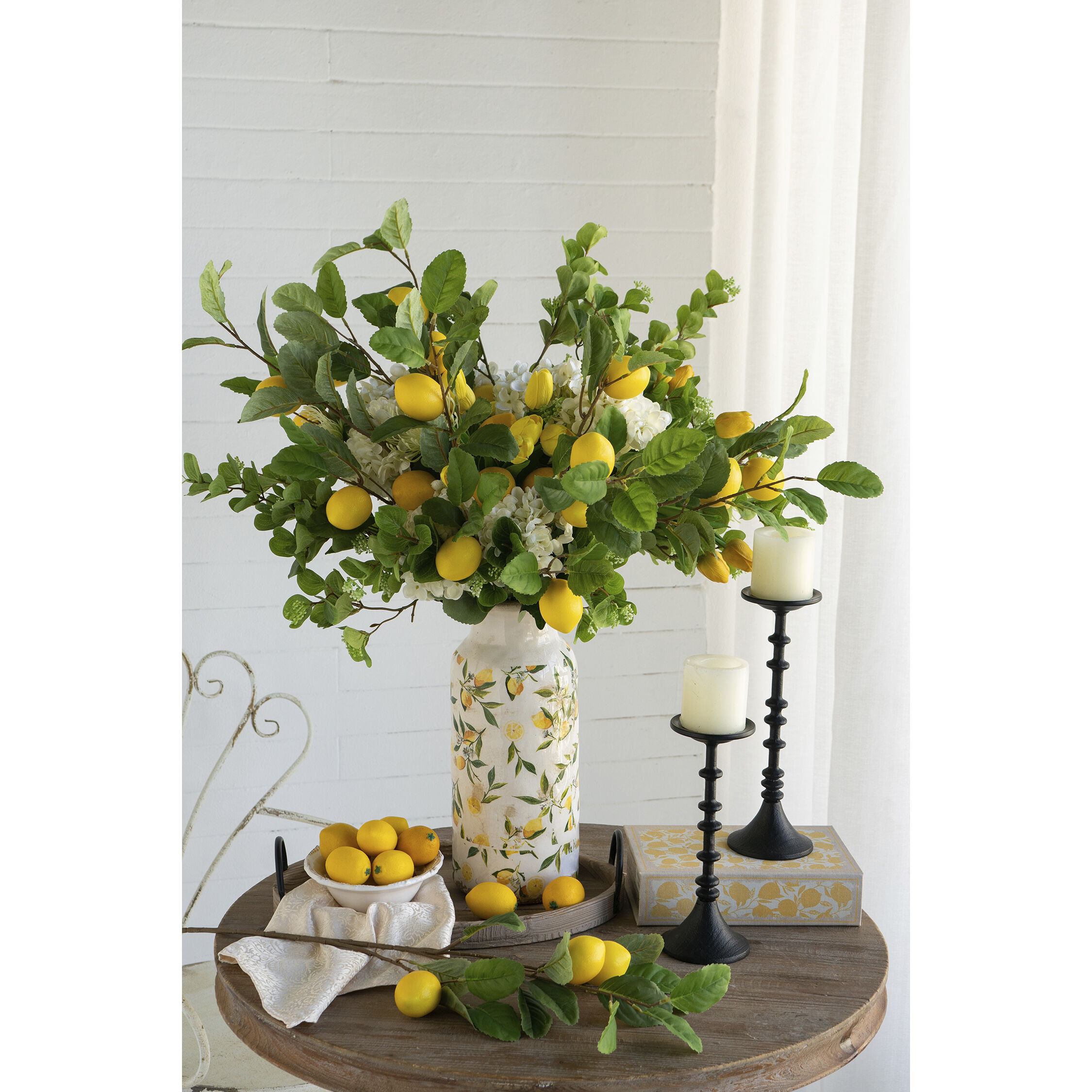 Anita 11 X 4 inch Candle Holder