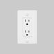 1G Duplex 125 White Outlet