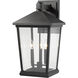 Beacon 3 Light 22.5 inch Black Outdoor Wall Light