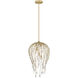 Gabriella 5 Light 15 inch Modern Gold Pendant Ceiling Light