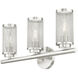 Industro 3 Light 24 inch Brushed Nickel Vanity Sconce Wall Light