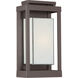 Powell 1 Light 14 inch Western Bronze Outdoor Wall Lantern