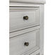 Oxford 30 X 28 inch White Wash Side Table, 2 Drawer