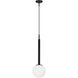 Kelly by Kelly Wearstler Nodes 1 Light 18 inch Midnight Black Pendant Ceiling Light