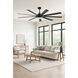 Turbine 80 inch Matte Black Smart Fan